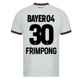 Bayer Leverkusen Jeremie Frimpong #30 Gostujuci Dres 2023-24 Kratak Rukavima